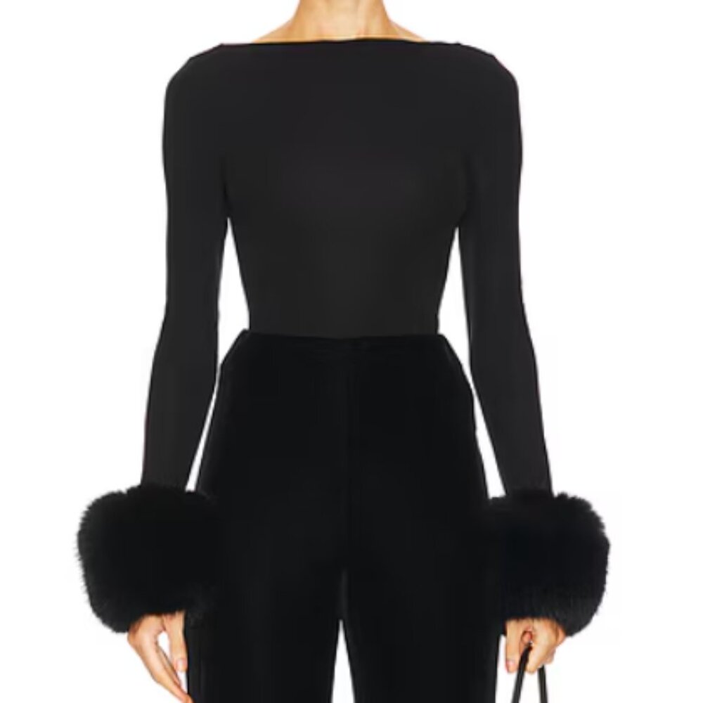 L’Academie by Marianna Dinara Top – Black – Size L (NWT)